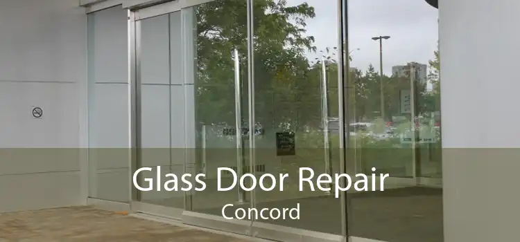 Glass Door Repair Concord