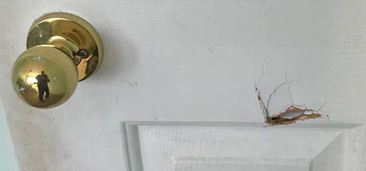 interior door hole repair Concord